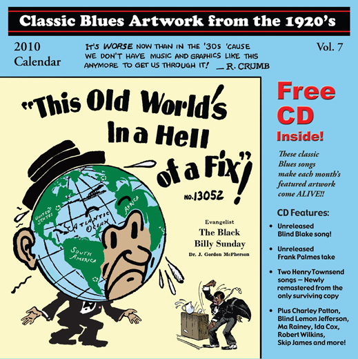 Blues Calendar front page