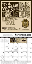 Tefteller 2011 Blues Calendar sample month