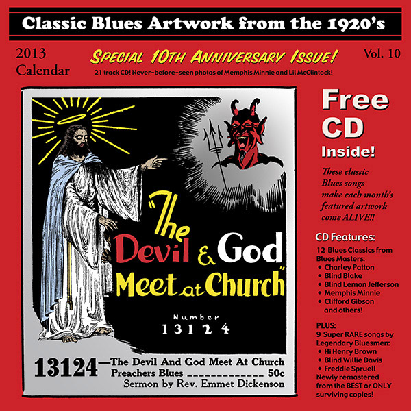 Tefteler 2011 Blues Calendar front cover
